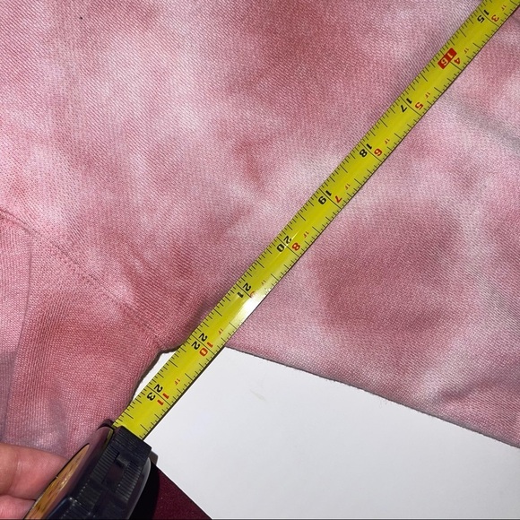 Garage Crewneck Sweatshirt Crop Pink Sz S - Picture 9 of 14